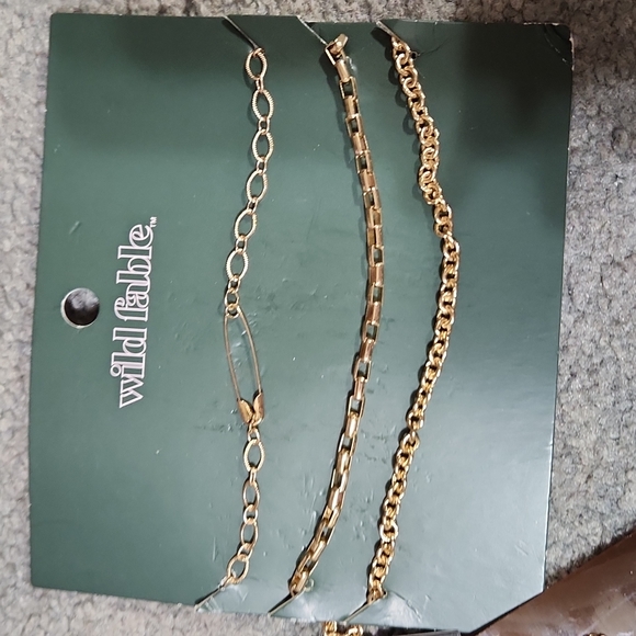 Fun fashion lot new goldtoned Anklet, genuine cultured pearl bracelet,necklace - Picture 4 of 4